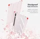Dux Ducis Toby Samsung Tab S10+/ S9+ / S9 FE+ Hoes Tri-Fold Book Case Roze afbeelding 5