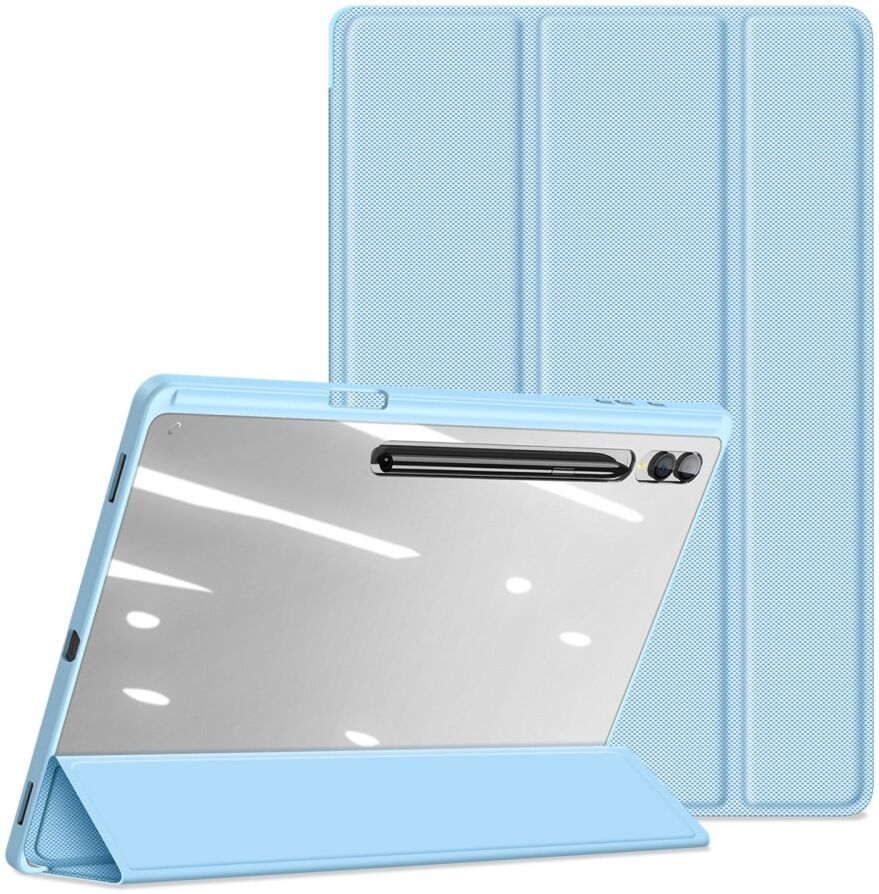 Dux Ducis Toby Samsung Tab S9 Ultra Hoes Tri-Fold Book Case Blauw afbeelding 8