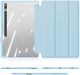 Dux Ducis Toby Samsung Tab S9 Ultra Hoes Tri-Fold Book Case Blauw afbeelding 9