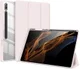 Dux Ducis Toby Samsung Tab S11 Ultra Hoes Tri-Fold Book Case Roze afbeelding 1