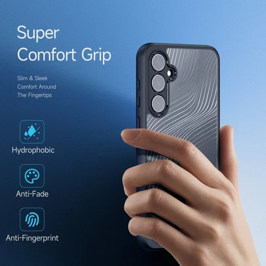 Dux Ducis Aimo Samsung Galaxy S23 FE Hoesje Back Cover Zwart afbeelding 5