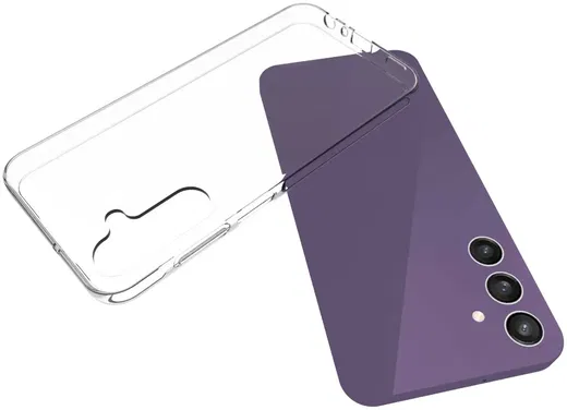 Samsung Galaxy A25 Hoesje Dun TPU Back Cover Transparant afbeelding 2