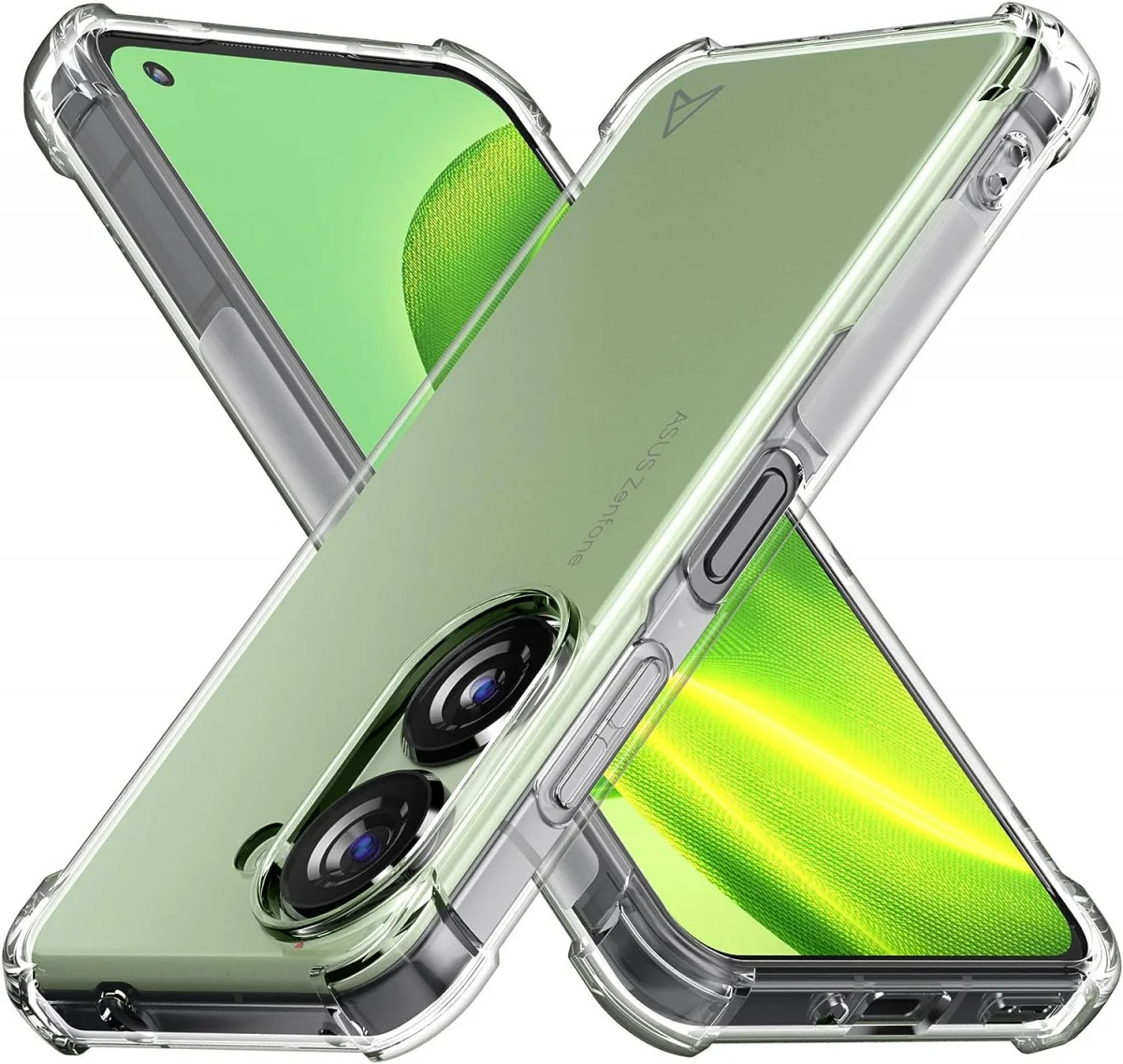 Asus Zenfone 10 Hoesje Schokbestendig en Dun TPU Transparant afbeelding 2