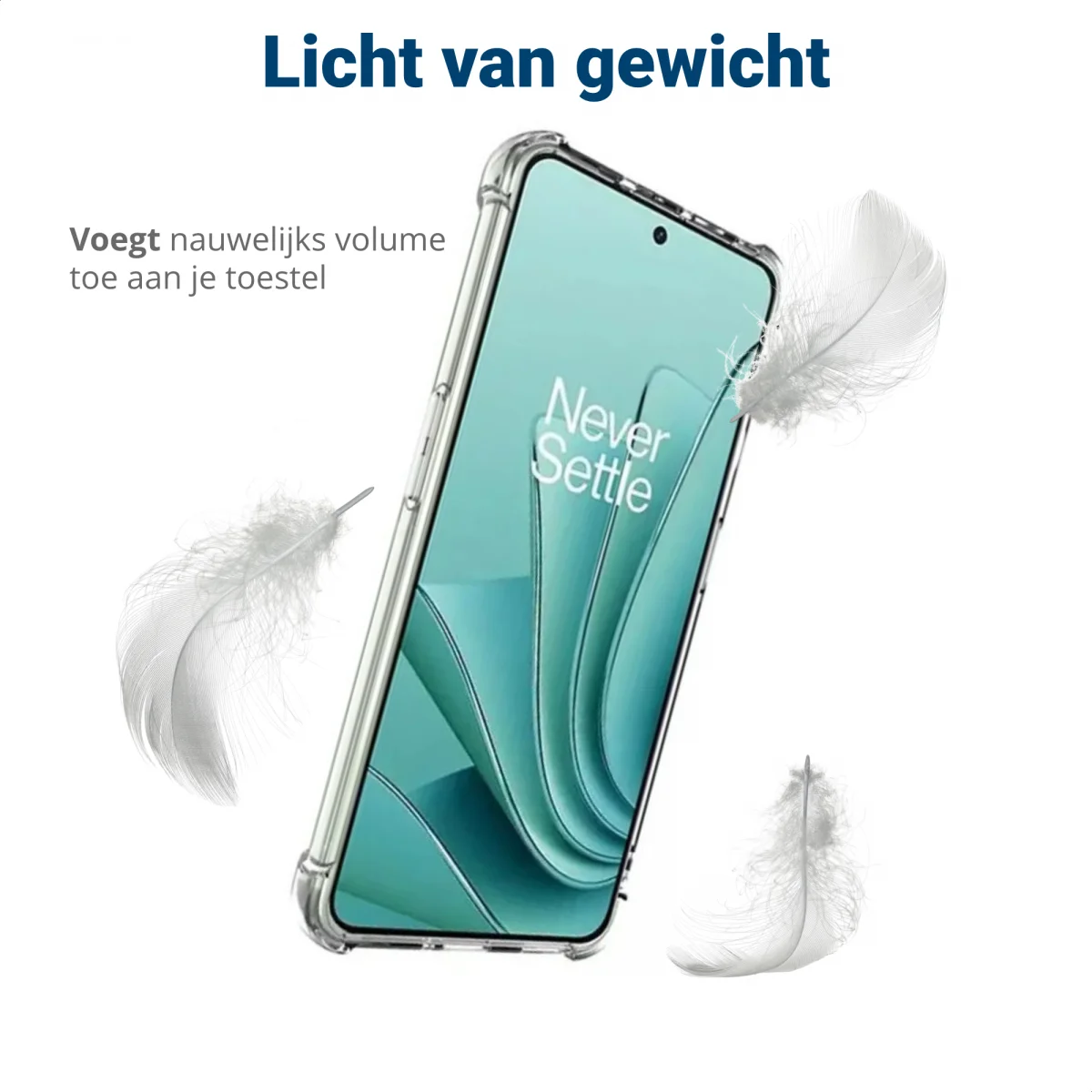 OnePlus Nord 3 Hoesje Schokbestendig en Dun TPU Back Cover Transparant afbeelding 5