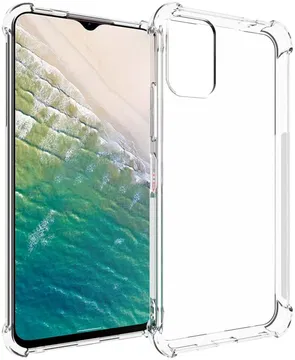 Nokia C32 Hoesje Schokbestendig en Dun TPU Back Cover Transparant