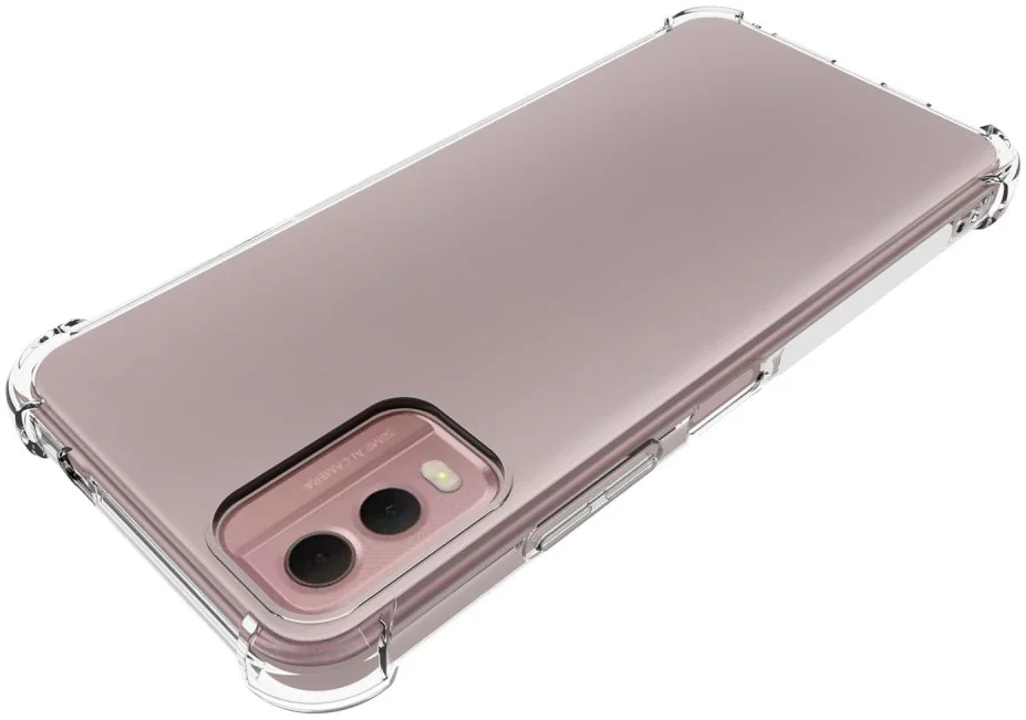 Nokia C32 Hoesje Schokbestendig en Dun TPU Back Cover Transparant afbeelding 10