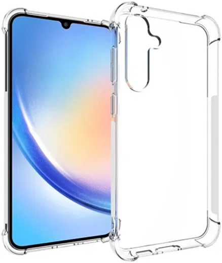 Samsung Galaxy S23 FE Hoesje Schokbestendig en Dun TPU Transparant afbeelding 1