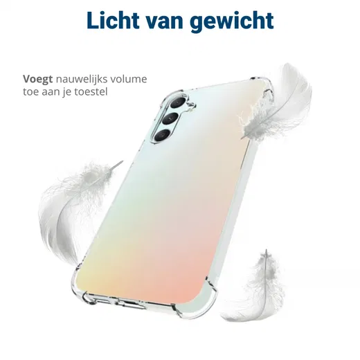 Samsung Galaxy S23 FE Hoesje Schokbestendig en Dun TPU Transparant afbeelding 5