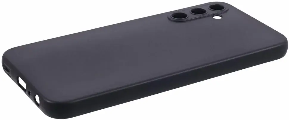 Samsung Galaxy A25 Hoesje Matte Back Cover Dun TPU Zwart afbeelding 5