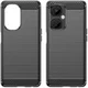 OnePlus Nord CE 3 Lite Hoesje Geborsteld TPU Back Cover Flexibel Zwart afbeelding 8
