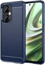 OnePlus Nord CE 3 Lite Hoesje Geborsteld TPU Back Cover Flexibel Blauw