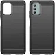 Nokia G42 Hoesje Geborsteld TPU Flexibele Back Cover Zwart afbeelding 2
