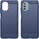 Nokia G42 Hoesje Geborsteld TPU Flexibele Back Cover Blauw afbeelding 2