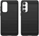 Samsung Galaxy S23 FE Hoesje Geborsteld TPU Flexibele Back Cover Zwart afbeelding 2