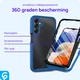 Samsung Galaxy A25 Hoesje Full Protect 360° Cover Hybride Blauw afbeelding 2