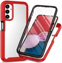 Samsung Galaxy A25 Hoesje Full Protect 360° Cover Hybride Rood