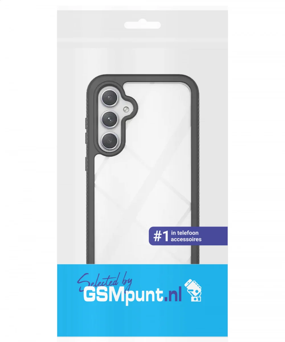 Samsung Galaxy S23 FE Hoesje Full Protect 360° Cover Hybride Zwart afbeelding 10