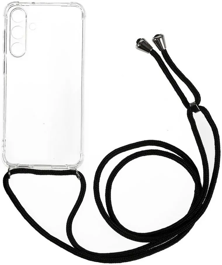 Samsung Galaxy S23 FE Hoesje met Koord Schokbestendig Transparant afbeelding 1