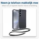 Samsung Galaxy S23 FE Hoesje met Koord Schokbestendig Transparant afbeelding 3