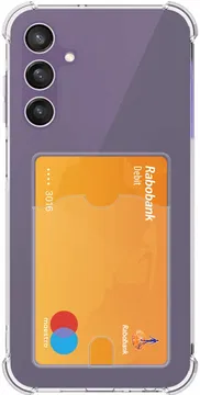 Samsung Galaxy A25 Hoesje Dun TPU met Pasjeshouder Transparant