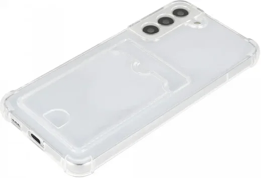 Samsung Galaxy S23 FE Hoesje Dun TPU met Pasjeshouder Transparant afbeelding 7