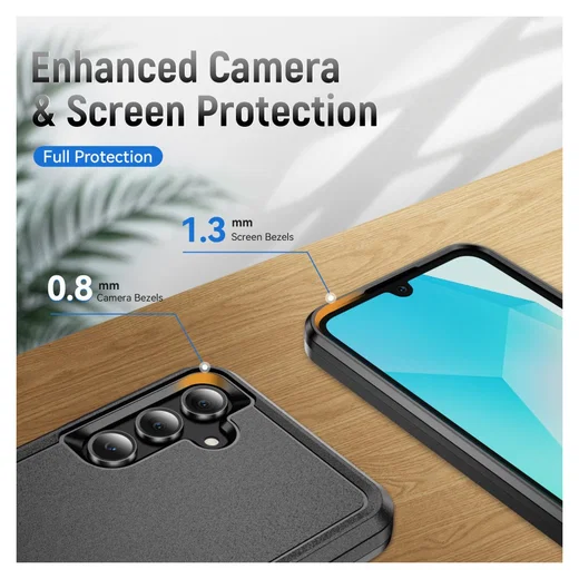 Samsung Galaxy A25 Hoesje Schokbestendige Hardcase Back Cover Zwart afbeelding 8