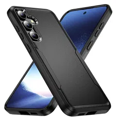 Samsung Galaxy S23 FE Hoesje Schokbestendige Hardcase Zwart afbeelding