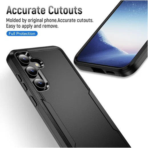 Samsung Galaxy S23 FE Hoesje Schokbestendige Hardcase Zwart afbeelding 7