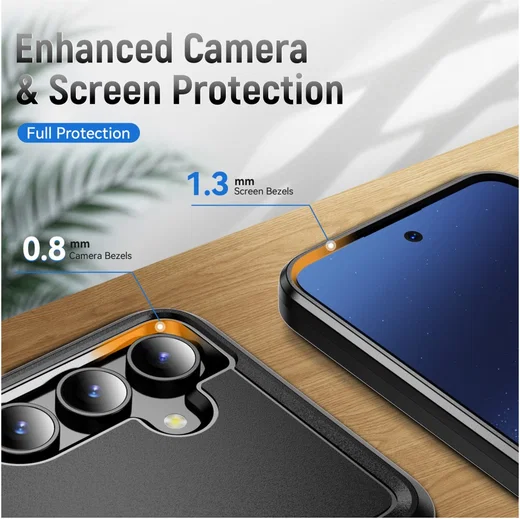 Samsung Galaxy S23 FE Hoesje Schokbestendige Hardcase Zwart afbeelding 8