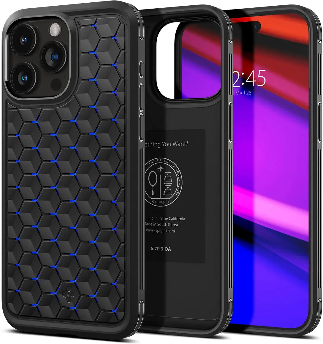Spigen Cryo Armor Apple iPhone 15 Pro Max Hoesje Back Cover Blauw afbeelding 13