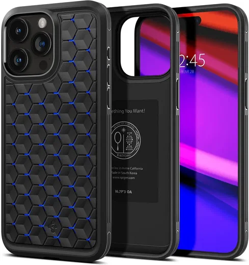 Spigen Cryo Armor Apple iPhone 15 Pro Max Hoesje Back Cover Blauw afbeelding 13