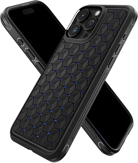 Spigen Cryo Armor Apple iPhone 15 Pro Max Hoesje Back Cover Blauw afbeelding 3