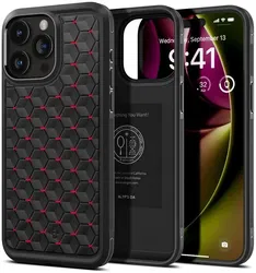 Spigen Cryo Armor Apple iPhone 15 Pro Max Hoesje Back Cover Rood afbeelding