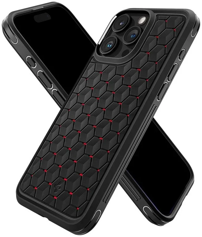 Spigen Cryo Armor Apple iPhone 15 Pro Max Hoesje Back Cover Rood afbeelding 9