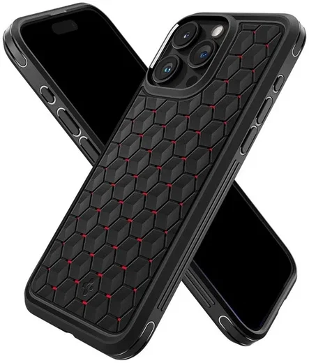 Spigen Cryo Armor Apple iPhone 15 Pro Max Hoesje Back Cover Rood afbeelding 9