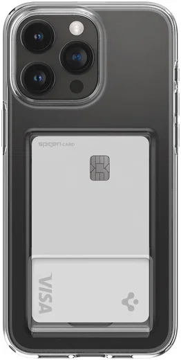 Spigen Crystal Slot Apple iPhone 15 Pro Max Back Cover Transparant afbeelding 2