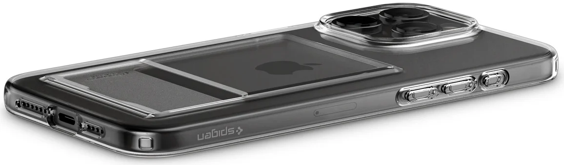 Spigen Crystal Slot Apple iPhone 15 Pro Max Back Cover Transparant afbeelding 4
