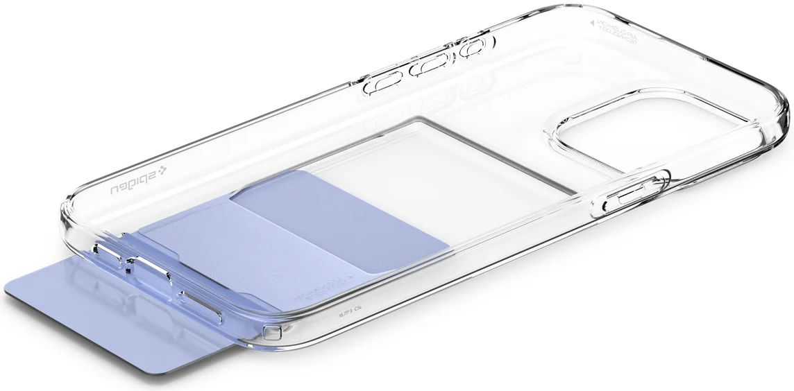 Spigen Crystal Slot Apple iPhone 15 Pro Max Back Cover Transparant afbeelding 7