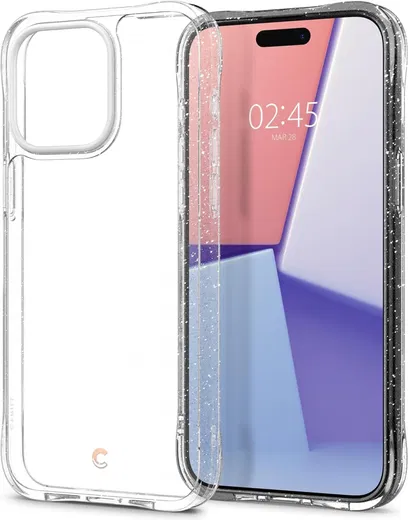 Spigen Cyrill Cecile Apple iPhone 15 Pro Hoesje Glitter afbeelding 1