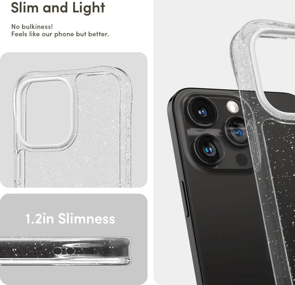 Spigen Cyrill Cecile Apple iPhone 15 Pro Hoesje Glitter afbeelding 5