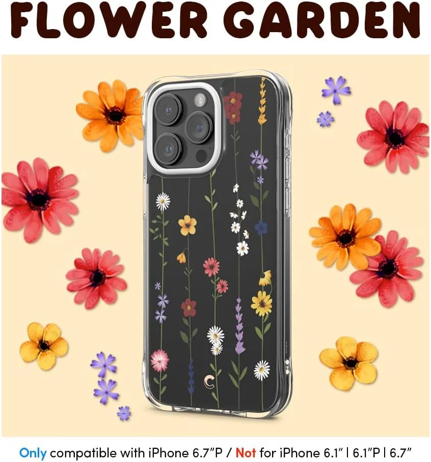Spigen Cyrill Cecile Apple iPhone 15 Pro Max Hoesje Flower Garden afbeelding 2