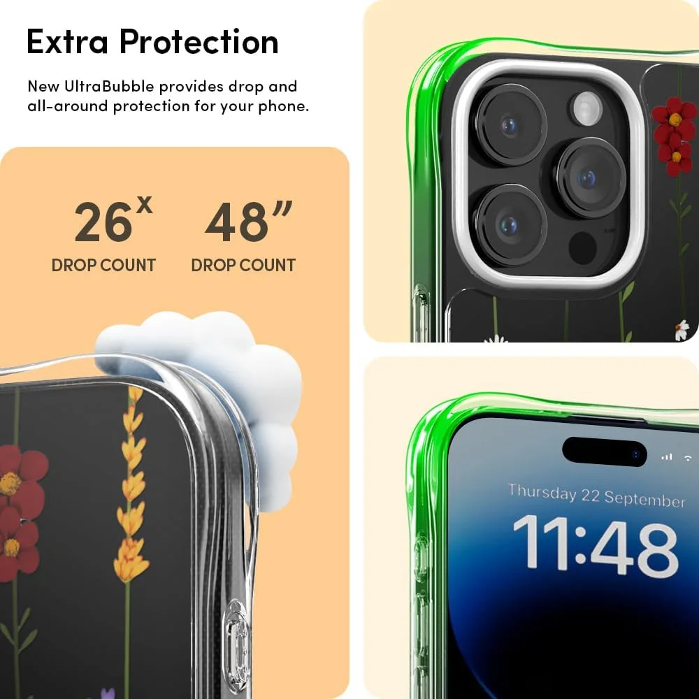 Spigen Cyrill Cecile Apple iPhone 15 Pro Max Hoesje Flower Garden afbeelding 4