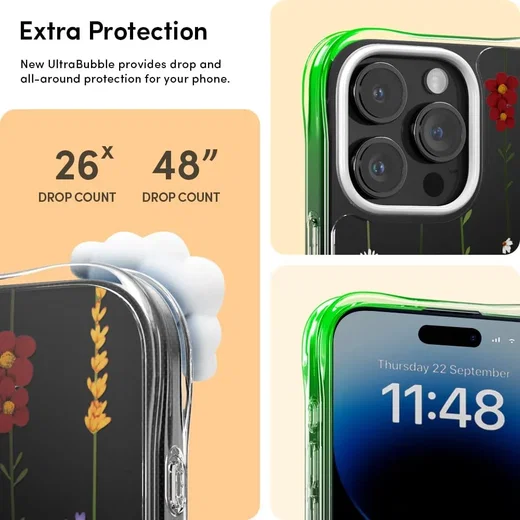 Spigen Cyrill Cecile Apple iPhone 15 Pro Max Hoesje Flower Garden afbeelding 4