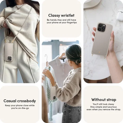 Spigen Cyrill Classic Charm MagSafe iPhone 15 Pro Max Hoesje Cream afbeelding 4