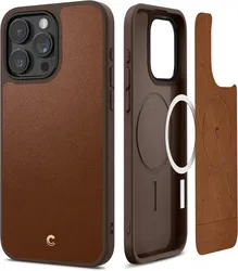 Spigen Cyrill Kajuk iPhone 15 Pro Max Hoesje MagSafe Back Cover Bruin afbeelding