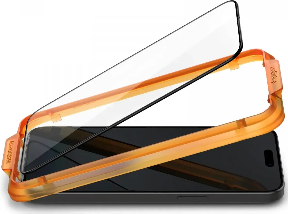 Spigen AlignMaster Apple iPhone 15 Tempered Glass (2-Pack) afbeelding 8