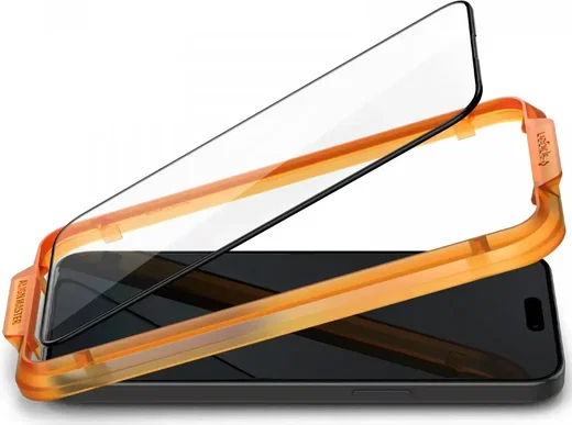 Spigen AlignMaster Apple iPhone 15 Tempered Glass (2-Pack) afbeelding 8