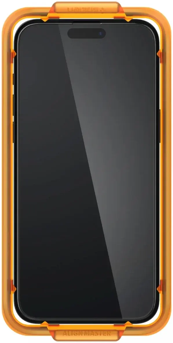 Spigen AlignMaster Apple iPhone 15 Tempered Glass (2-Pack) afbeelding 9