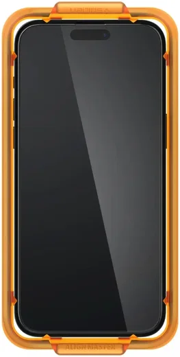 Spigen AlignMaster Apple iPhone 15 Tempered Glass (2-Pack) afbeelding 9