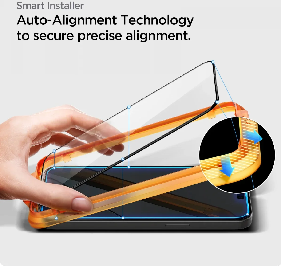 Spigen AlignMaster Apple iPhone 15 Tempered Glass (2-Pack) afbeelding 4